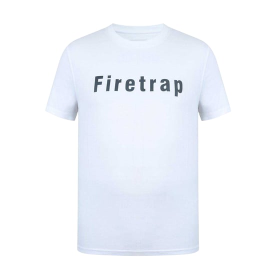 Firetrap - T-Shirt für Herren, Baumwolle (Weiß) - Image 1