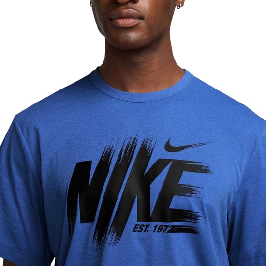 Nike - "Hyverse" T-Shirt für Herren, Dri-FIT (Blau) - Image 3