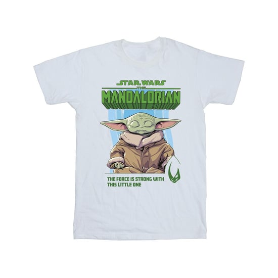 Star Wars - "The Mandalorian The Force Is Strong" T-Shirt für Herren (Weiß) - Image 2