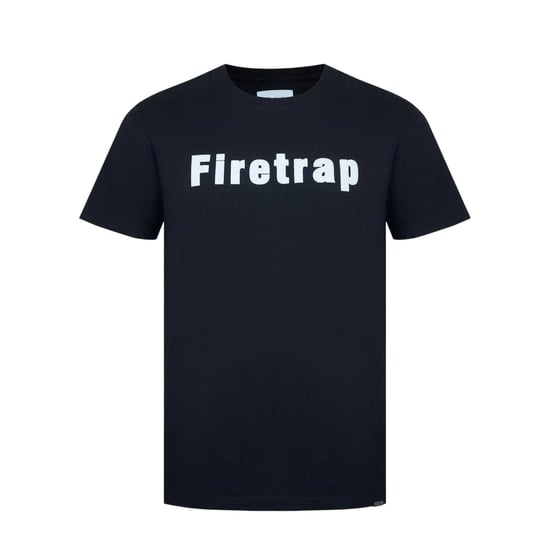 Firetrap - T-Shirt für Herren, Baumwolle (Schwarz) - Image 1