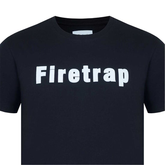 Firetrap - T-Shirt für Herren, Baumwolle (Schwarz) - Image 4