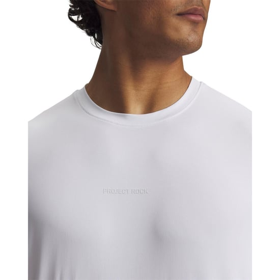 Under Armour - "Project Rock" T-Shirt für Herren (Weiß) - Image 3