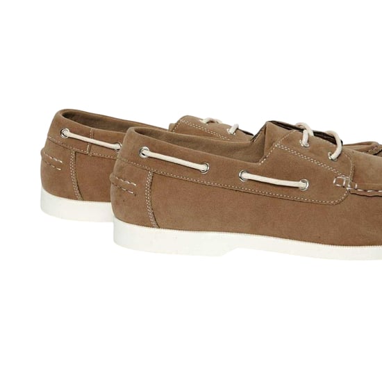 Threadbare - "Amis" Bootsschuhe für Herren, Wildleder, Mokassin-Spitze (Steinfarben) - Image 4