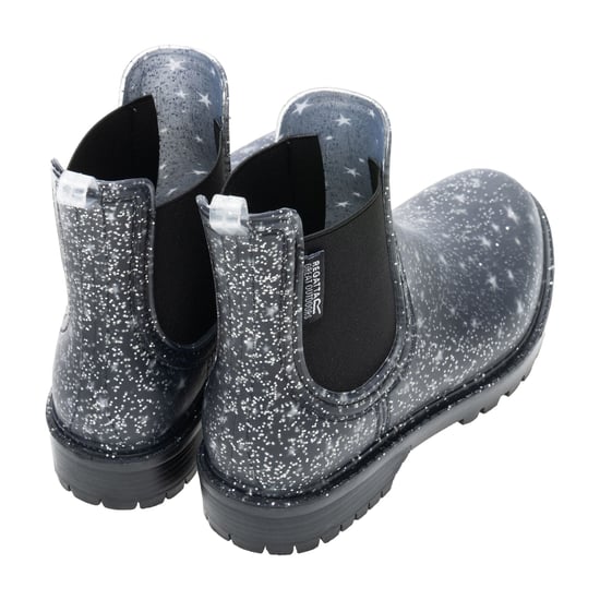 Regatta - "Harriet II" Glitzerstern Gummistiefel für Kinder (Schwarz) - Image 2
