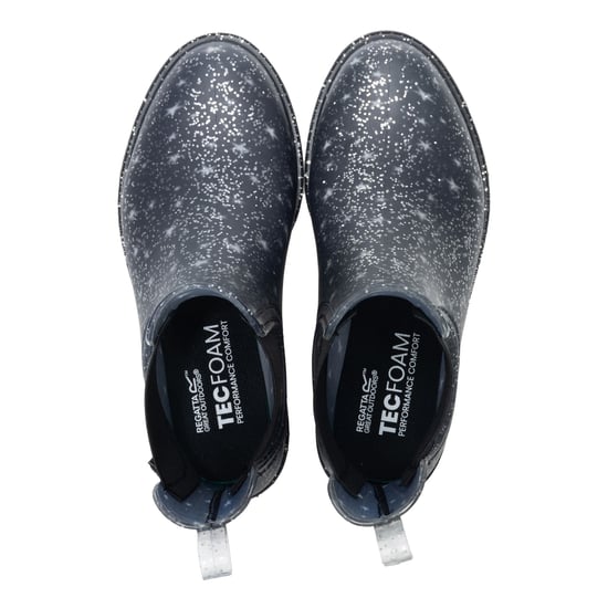 Regatta - "Harriet II" Glitzerstern Gummistiefel für Kinder (Schwarz) - Image 4
