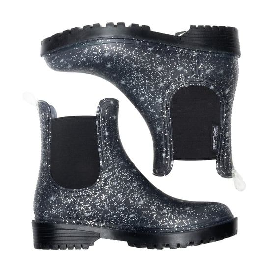 Regatta - "Harriet II" Glitzerstern Gummistiefel für Kinder (Schwarz) - Image 6