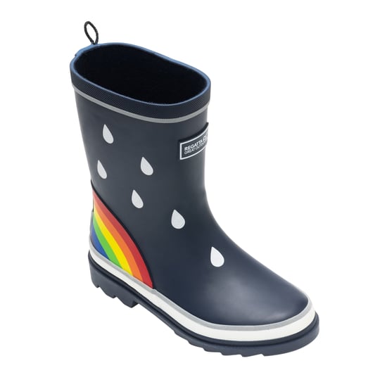 Regatta - "Mudplay III" Regenbogen Gummistiefel für Kinder (Marine) - Image 6