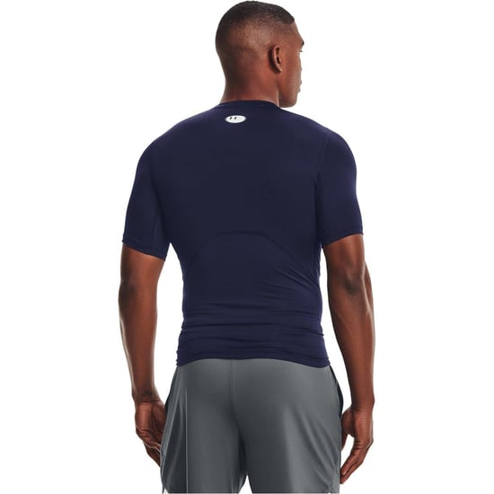 Under Armour - T-Shirt für Herren, HeatGear, Training (Marine/Weiß) - Image 2