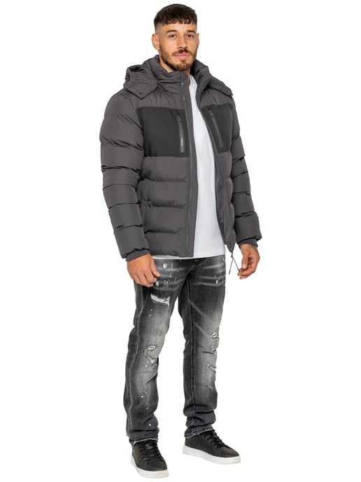 Enzo Milano | Herren Wattierte Pufferjacke - Image 5
