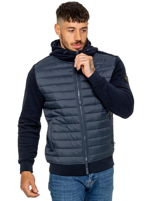 Enzo Milano | Herren Kapuzen-Stepphybridjacke - Image 1