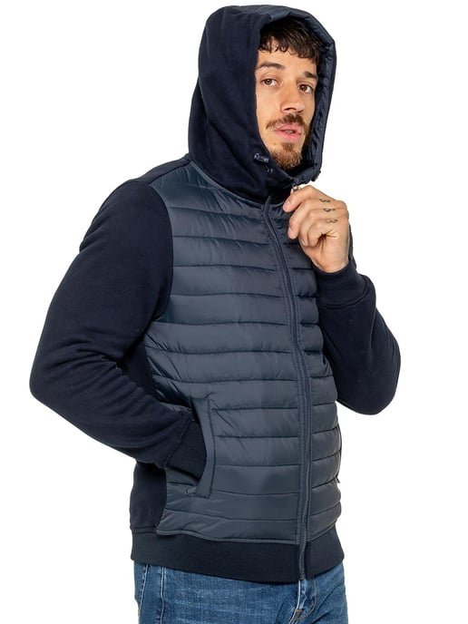 Enzo Milano | Herren Kapuzen-Stepphybridjacke - Image 3