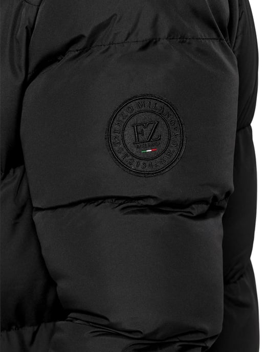 Enzo Milano | Herren Langjacke mit gepolsterter Kapuze - Image 4