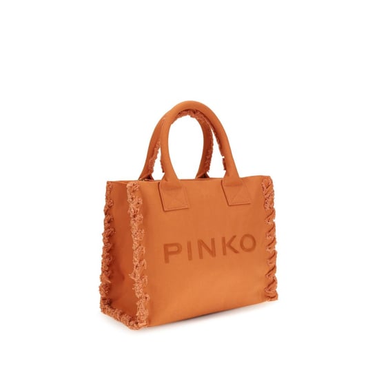 PINKO Orange Baumwoll Schultertasche - Image 2