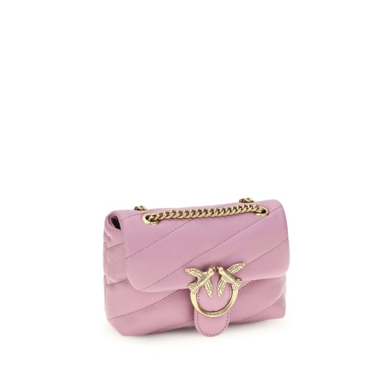 PINKO Lila Kalbsleder Bos Taurus Schultertasche - Image 2