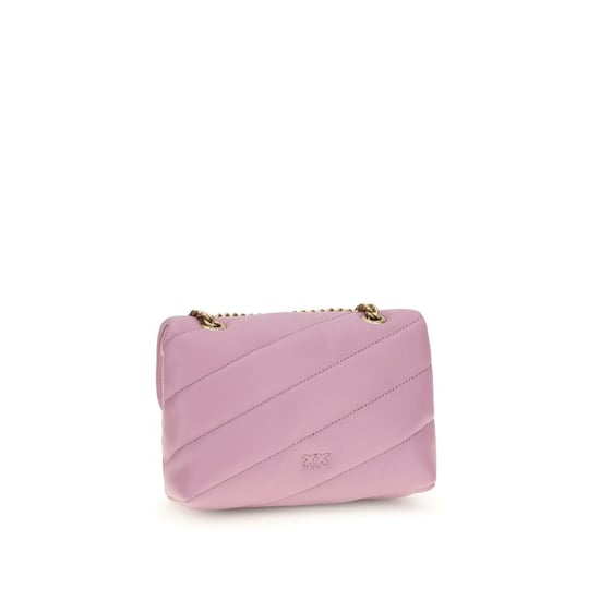 PINKO Lila Kalbsleder Bos Taurus Schultertasche - Image 3