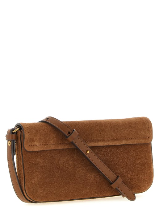 PINKO Braune Rindsleder Schultertasche - Image 2