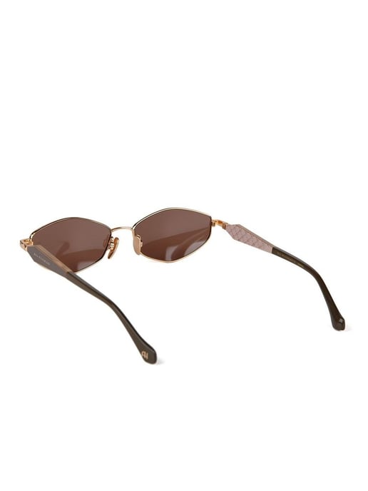 Ana Hickmann Sonnenbrille Gold/Beige - Image 3