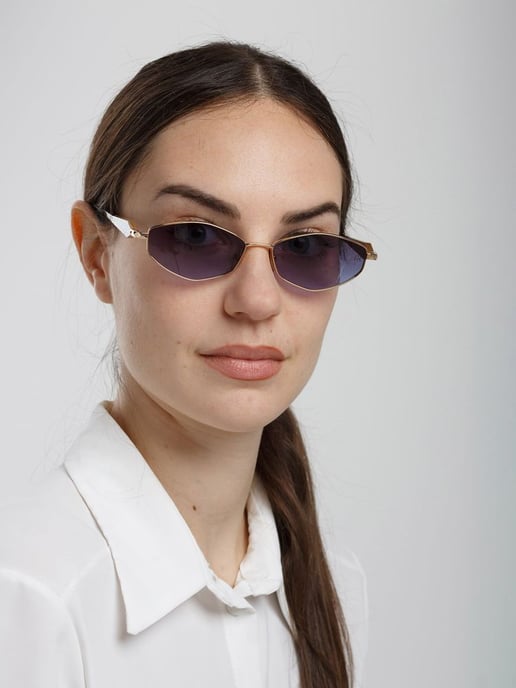 Ana Hickmann Sonnenbrille Gold/Schwarz - Image 4