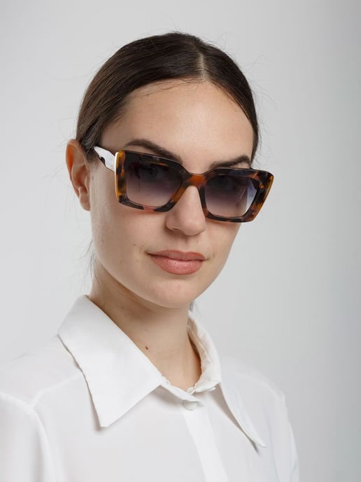 Ana Hickmann Sonnenbrille Honig Schildpatt - Image 4
