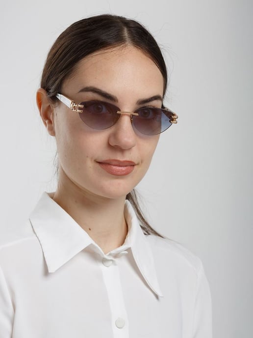 Ana Hickmann Sonnenbrille Gold/Schwarz - Image 4