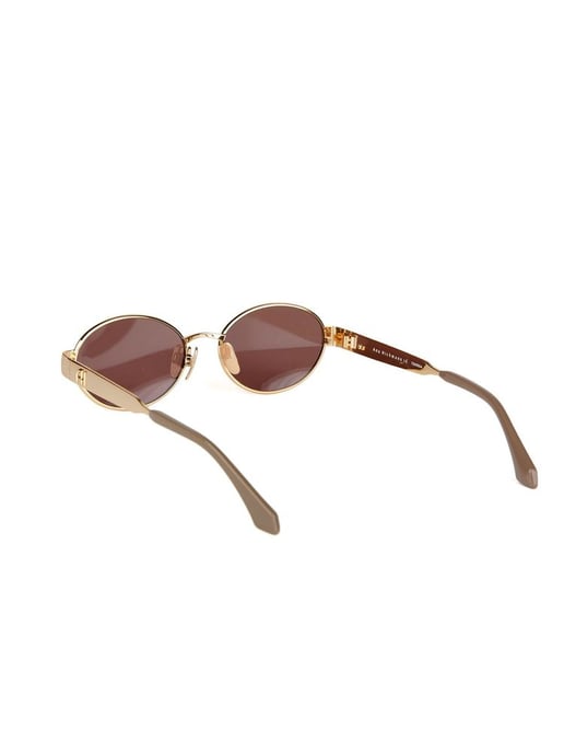 Ana Hickmann Sonnenbrille Gold/Braun - Image 3