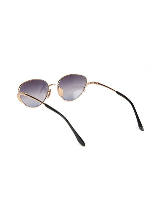 Ana Hickmann Sonnenbrille Gold/Schwarz - Image 3