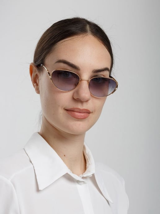 Ana Hickmann Sonnenbrille Gold/Schwarz - Image 4
