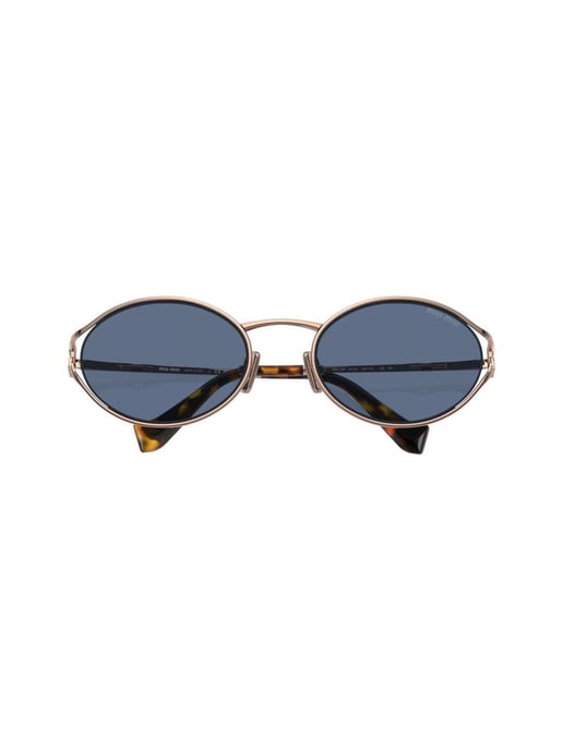 Miu Miu Sonnenbrille Blau/Gold - Image 5