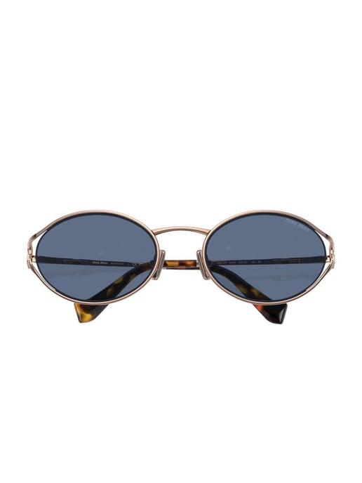 Miu Miu Sonnenbrille Blau/Gold - Image 6