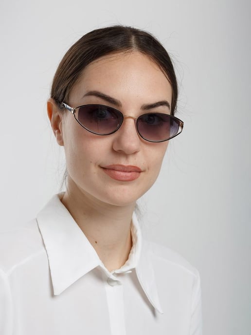 Ana Hickmann Sonnenbrille Gold/Schwarz - Image 4