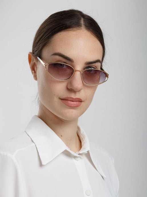 Ana Hickmann Sonnenbrille Gold/Rosa - Image 4