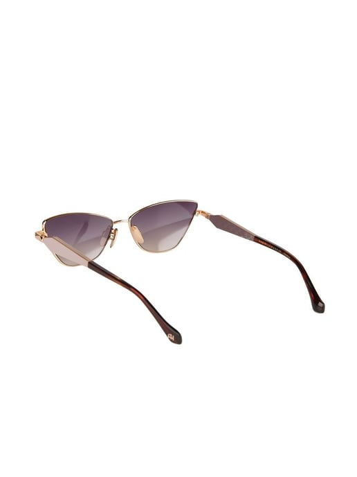 Ana Hickmann Sonnenbrille Gold/Braun - Image 3