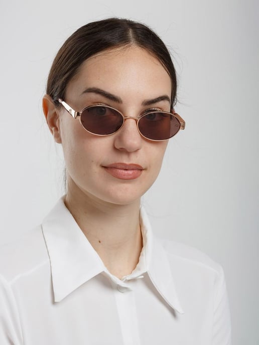 Ana Hickmann Sonnenbrille Gold/Rosa - Image 4