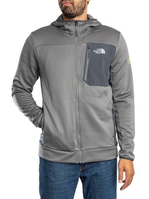 The North Face Logo Kapuzenjacke, Grau - Image 1