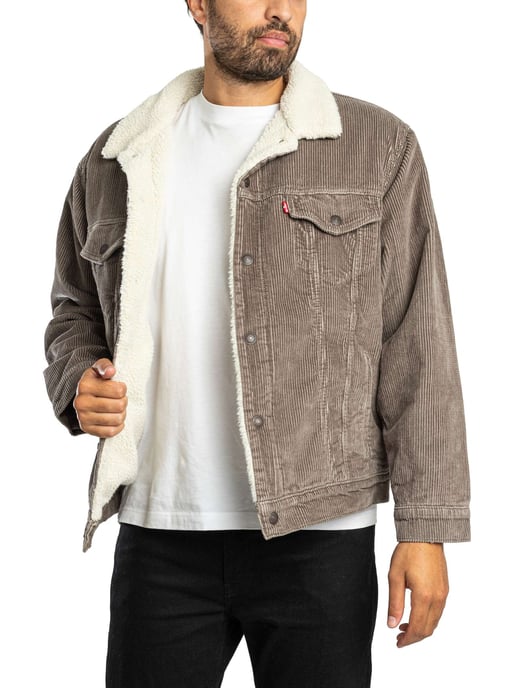 Levi's Sherpa-Jacke Mit Lockerer Passform, Grau - Image 2