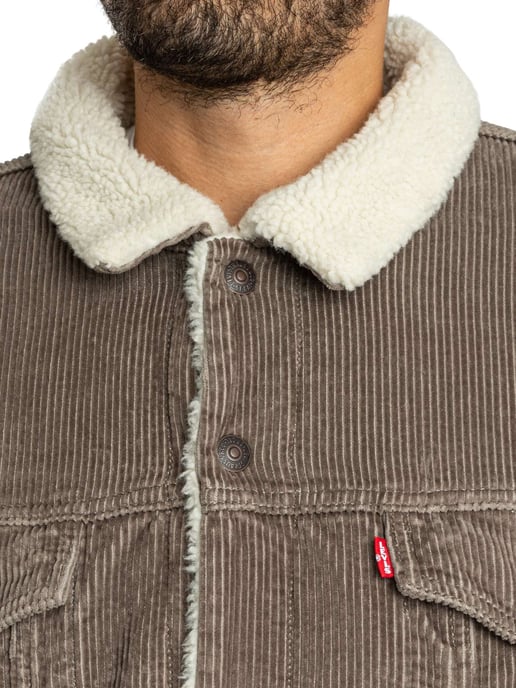 Levi's Sherpa-Jacke Mit Lockerer Passform, Grau - Image 5