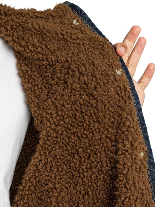 Levi's Deck-Kapuzen-Sherpa-Jacke, Blau - Image 6