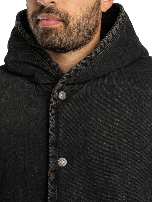 Levi's Deck-Kapuzen-Sherpa-Jacke, Schwarz - Image 5