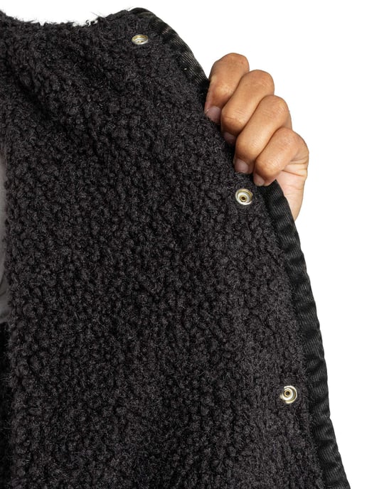 Levi's Deck-Kapuzen-Sherpa-Jacke, Schwarz - Image 6