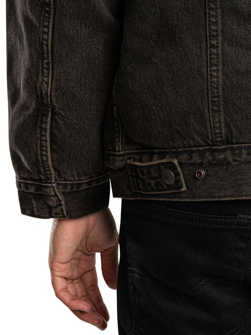 Levi's Sherpa-Jacke Mit Lockerer Passform, Schwarz - Image 6
