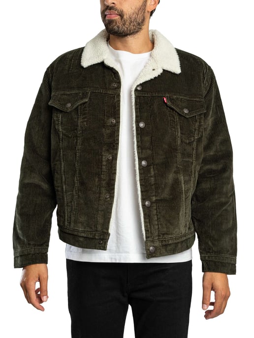 Levi's Truckerjacke Aus Sherpa-Cord Typ 3, Braun - Image 1