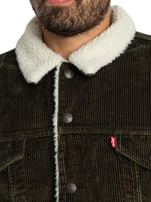 Levi's Truckerjacke Aus Sherpa-Cord Typ 3, Braun - Image 6