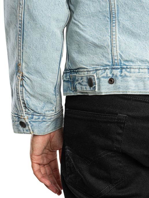 Levi's Typ 3 Sherpa Trucker Jacke, Blau - Image 4