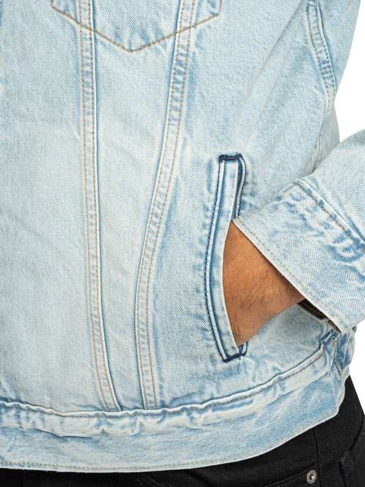 Levi's Typ 3 Sherpa Trucker Jacke, Blau - Image 5