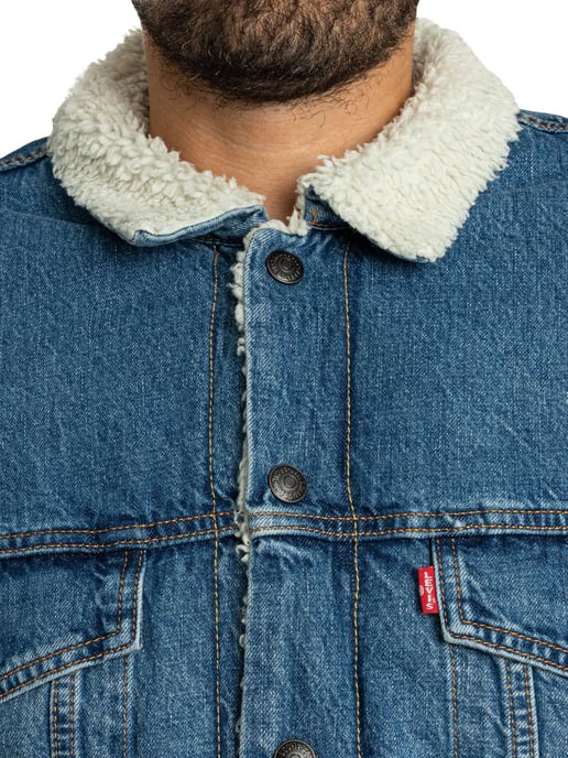 Levi's Sherpa-Jacke Mit Lockerer Passform, Blau - Image 5