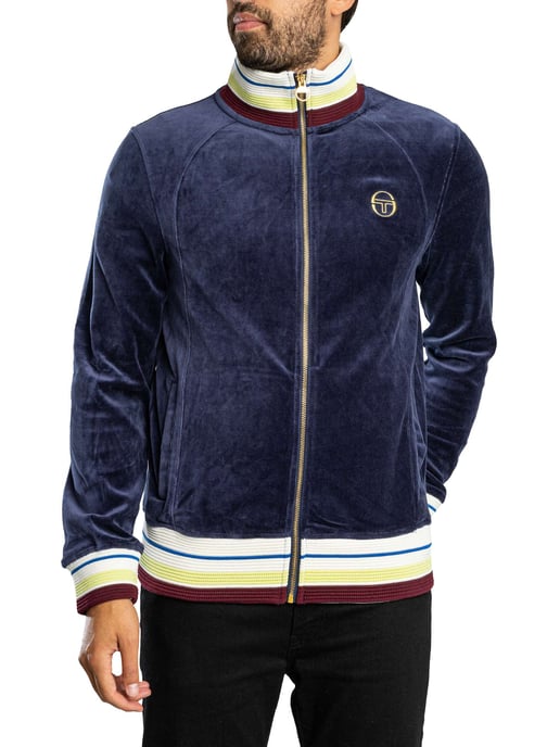 Sergio Tacchini Sartori Velours-Trainingsjacke, Blau - Image 2