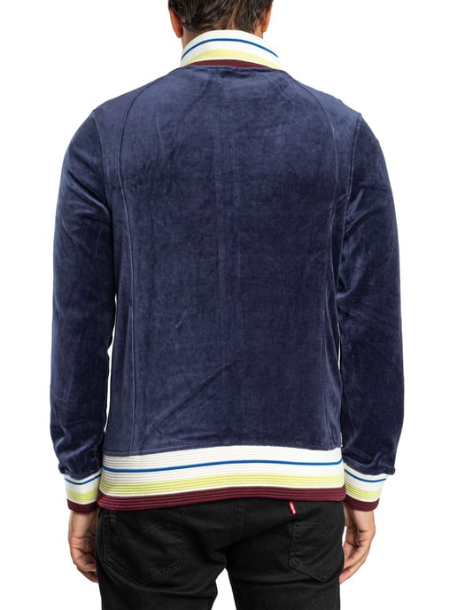 Sergio Tacchini Sartori Velours-Trainingsjacke, Blau - Image 3