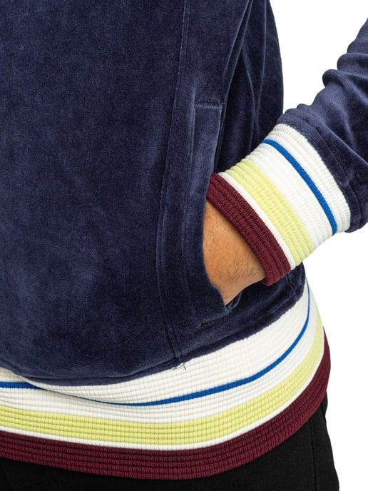 Sergio Tacchini Sartori Velours-Trainingsjacke, Blau - Image 4