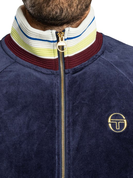 Sergio Tacchini Sartori Velours-Trainingsjacke, Blau - Image 5