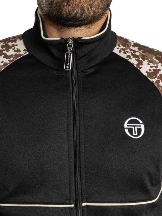 Sergio Tacchini Logo Track Jacke, Schwarz - Image 5